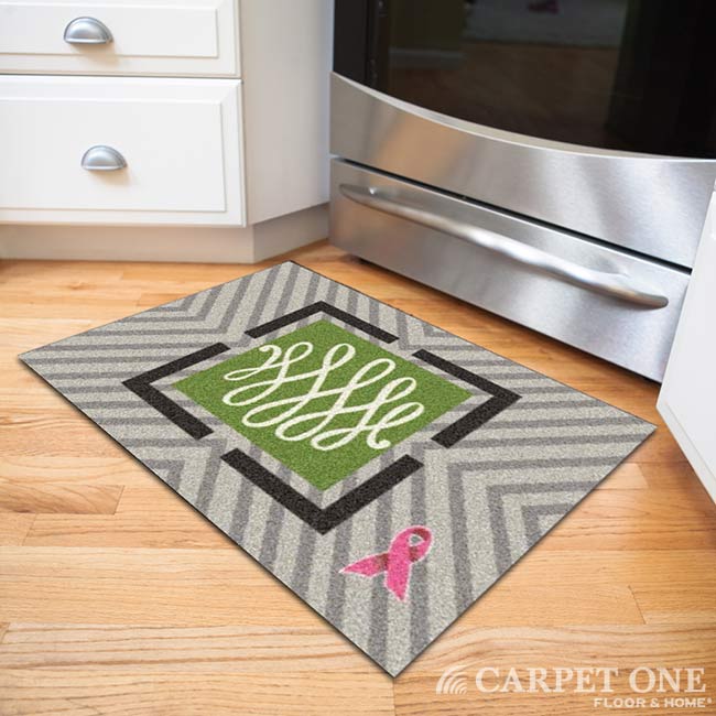 Lisa Mende Pink Ribbon Welcome Mat